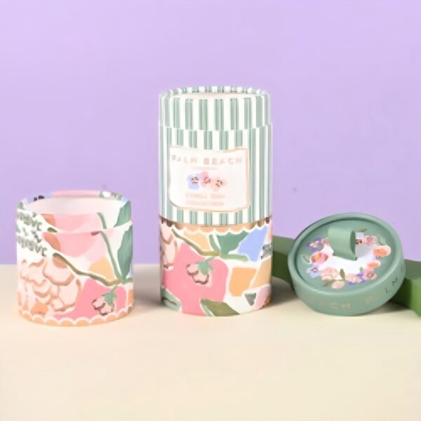 Custom Paper Tube Packaging | Floral Cardboard Cylinder Box Manufacturer OEM Supplier