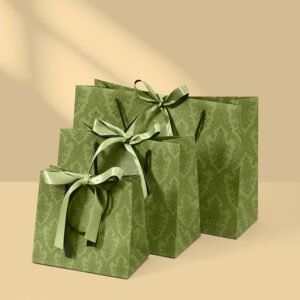 Custom Luxury Paper Gift Bags | Ribbon Shopping Bag Manufacturer OEM Supplier