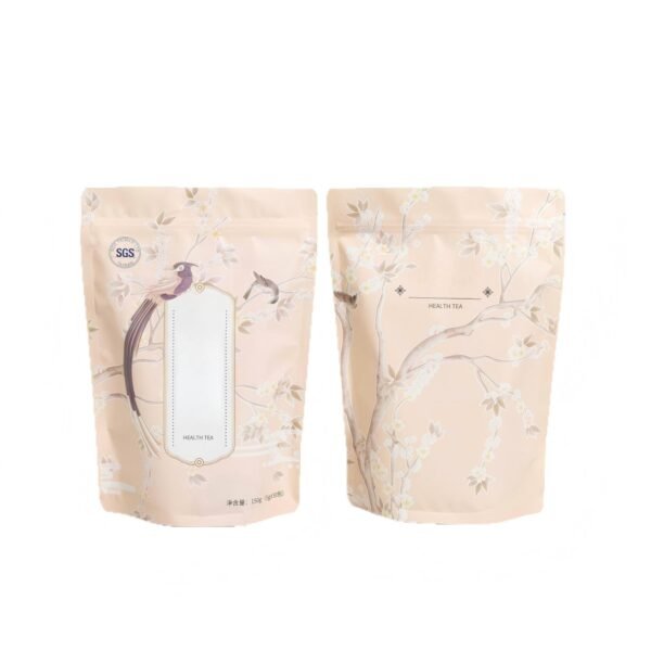 Custom Stand Up Tea Pouch | Health Tea Packaging Manufacturer OEM Supplier