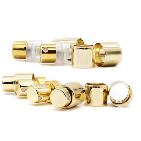Gold Perfume Spray Pump Manufacturer | Custom Aluminum Collar OEM Factory Gold Perfume Spray Pump Manufacturer | Custom Aluminum Collar OEM Factory