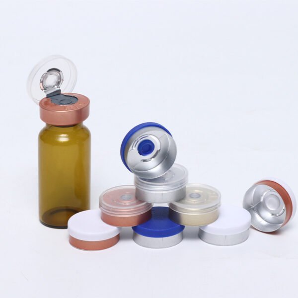Flip-Off Caps with Hinged Plastic Cover for Pharmaceutical Vials | Aluminum Vial Seal OEM ODM Factory — Supply-Packagings