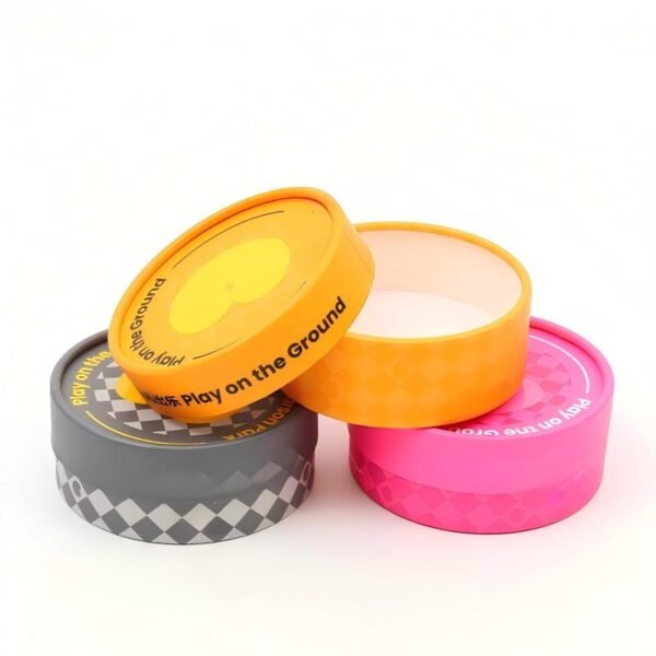Custom Round Rigid Paper Box Packaging with Lid | OEM ODM Factory Manufacturer Supplier Wholesale
