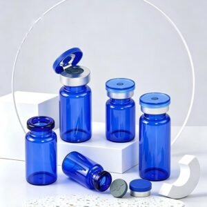 Cobalt Blue Glass Vial Bottle Manufacturer | Flip Off Cap OEM ODM Factory | Wholesale Custom Packaging Supplier