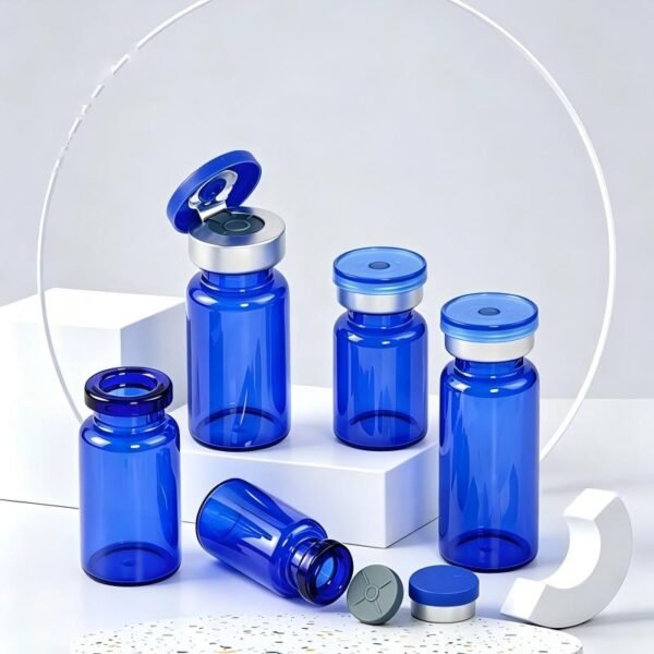Cobalt Blue Glass Vial Bottle Manufacturer | Flip Off Cap OEM ODM Factory | Wholesale Custom Packaging Supplier