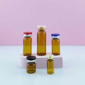 Amber Glass Vials with Flip-Off Caps | Pharma & Cosmetic Serum Bottle Packaging | OEM ODM Factory Supplier – Supply-Packagings
