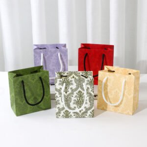 Custom Printed Paper Gift Bags with Rope Handles | Luxury Shopping Bags OEM ODM Factory — Supply-Packagings